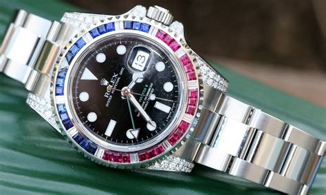 rolex gmt ruby sapphire